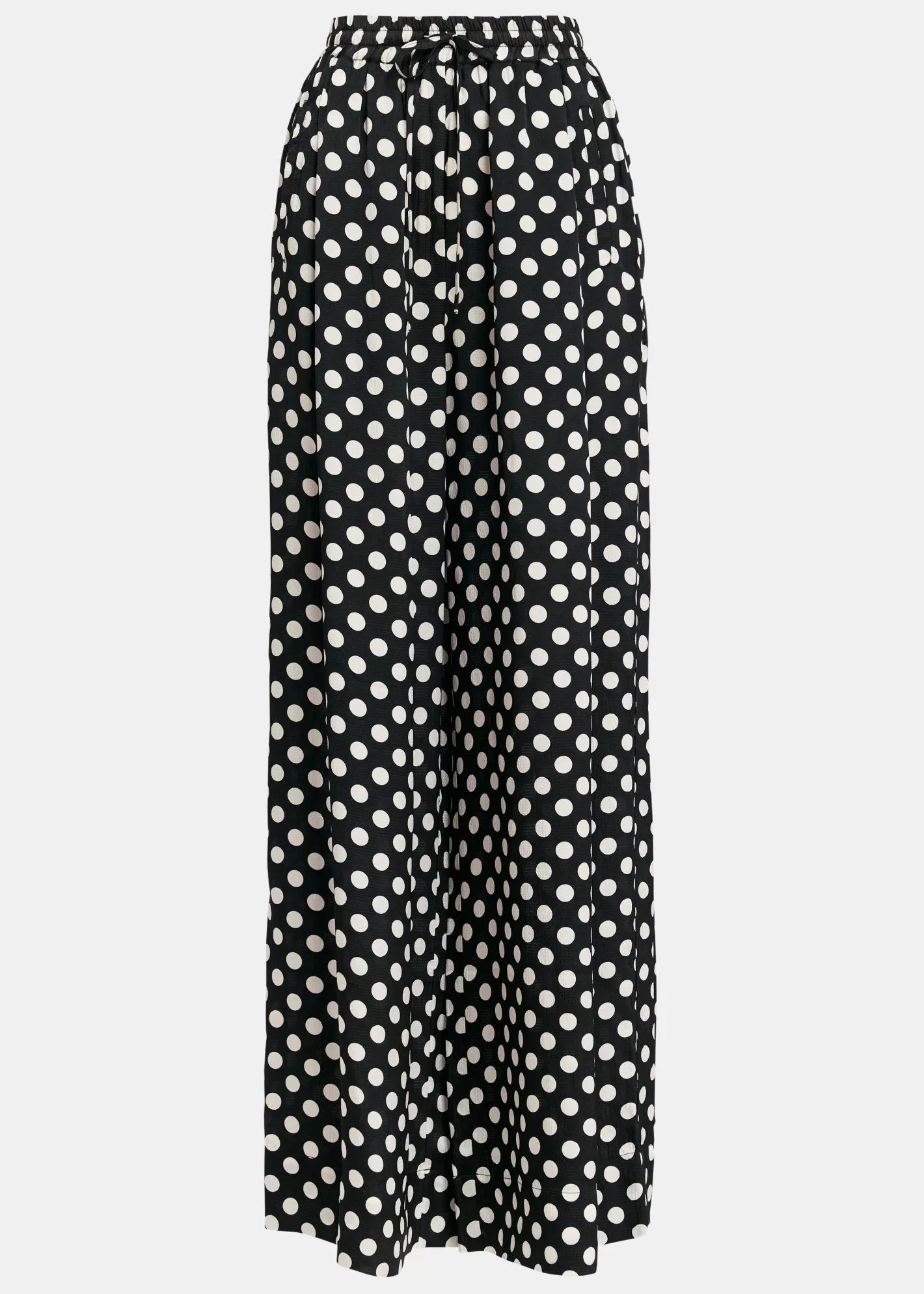 Cheap Black and white polka-dot wide-leg pants Partywear | Pants & Shorts