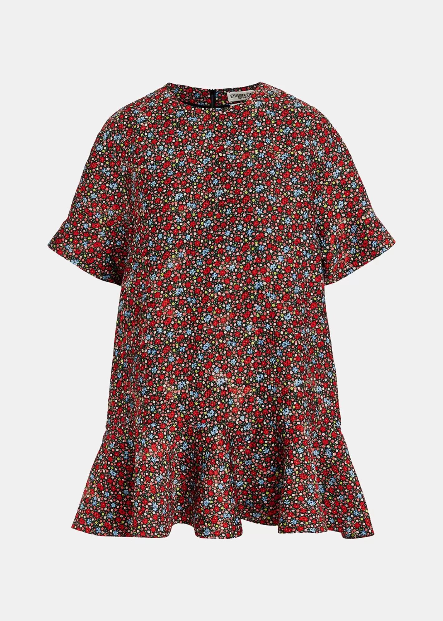 Best Black, red and blue mini dress with floral print Fall 2024 Collection | Prints