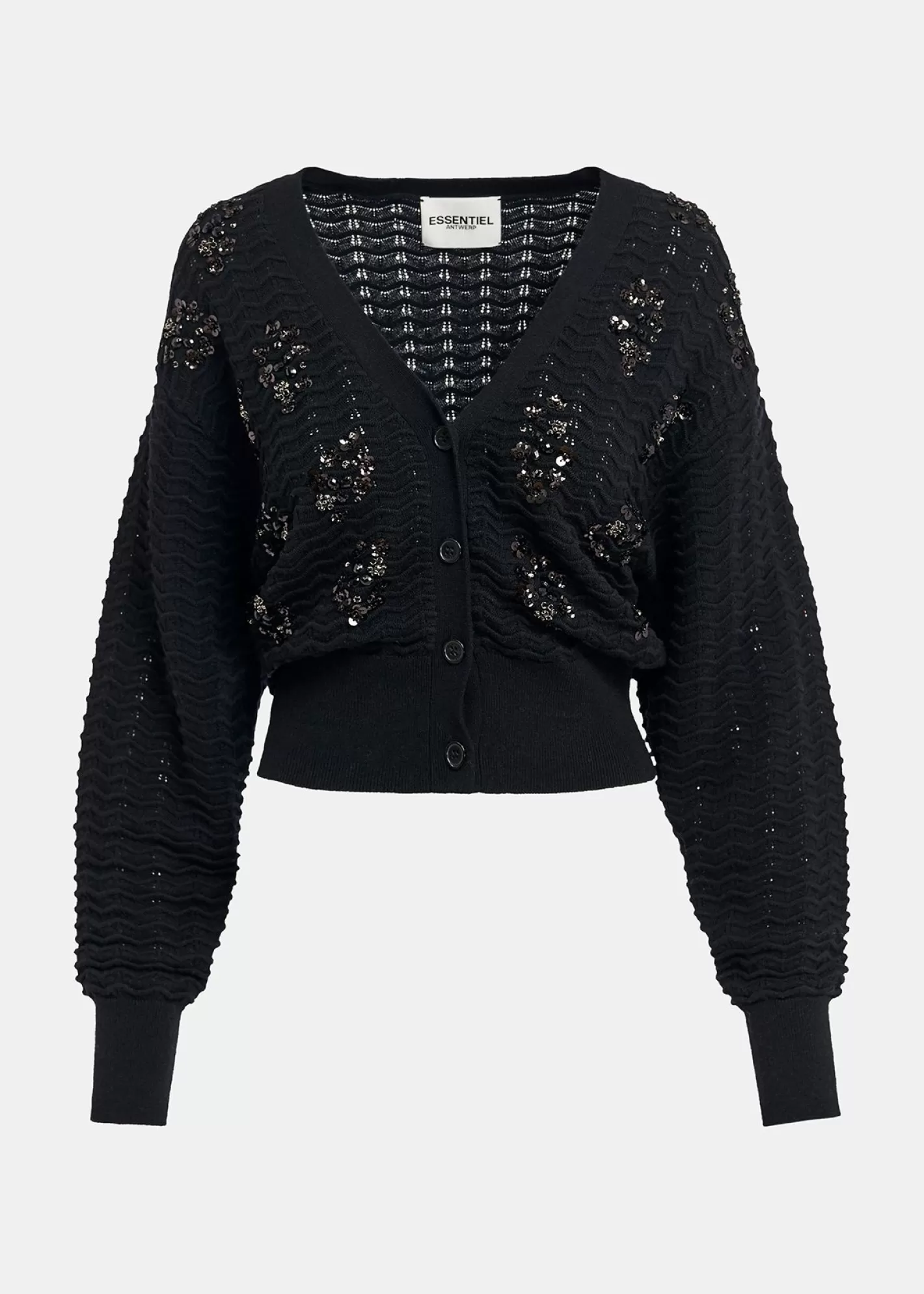 Cheap sequin-embellished V-neck cardigan Fall 2024 Collection | Sweaters & Cardigans