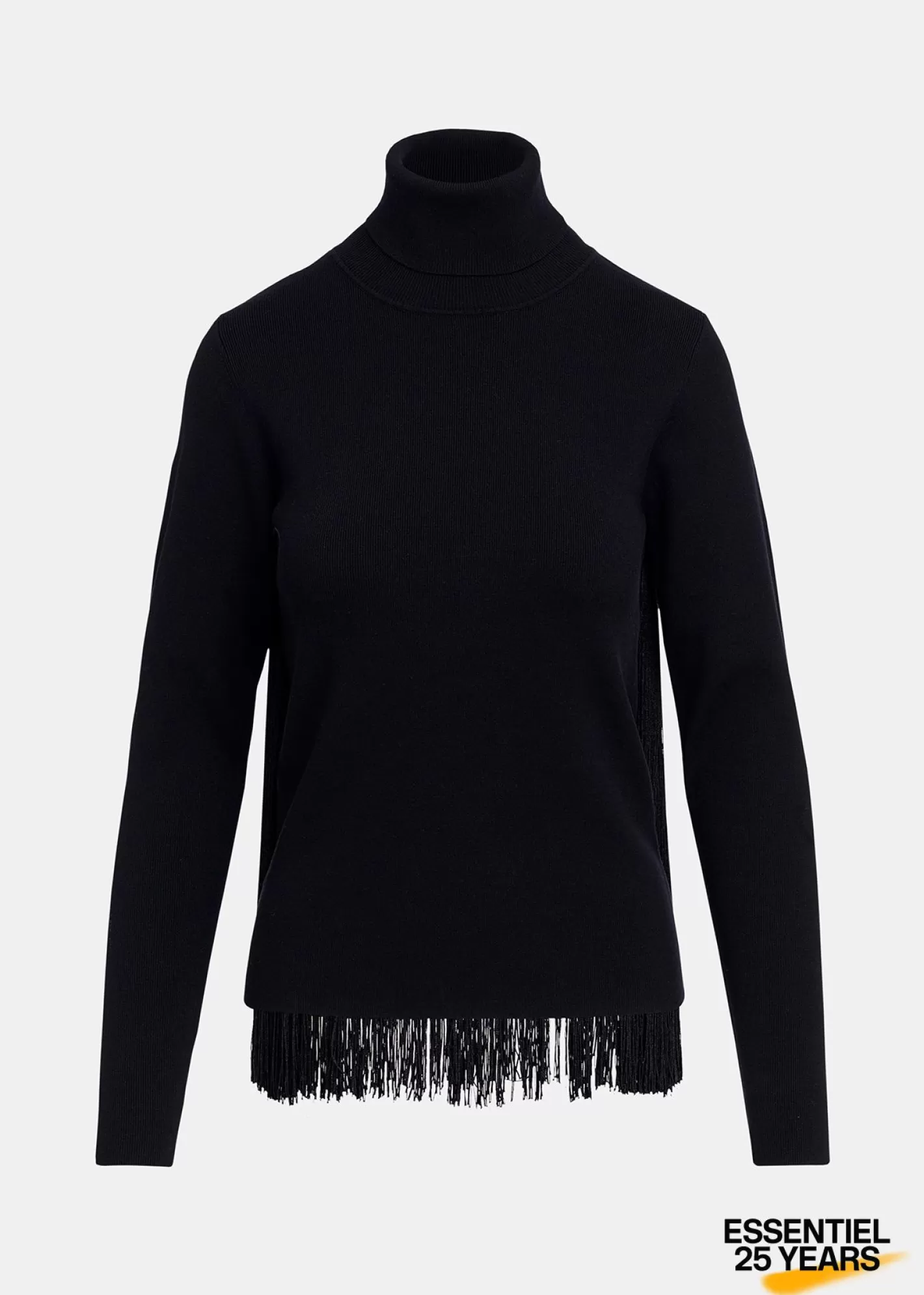 New turtleneck knit sweater with fringes - 25 year exclusive 25 Years Limited Edition Capsule | Partywear