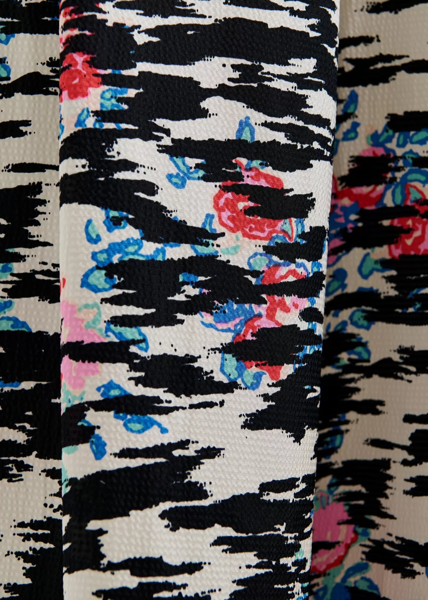 Cheap Black, white and multicolored zebra-print wide-leg pants Prints | Pants & Shorts