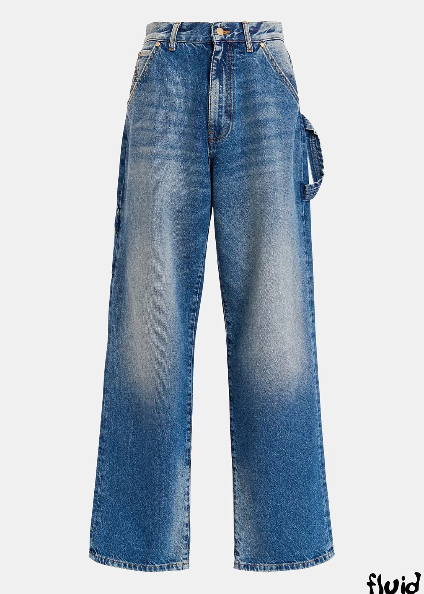 Outlet carpenter straight-leg jeans FLUID Collection | Denim