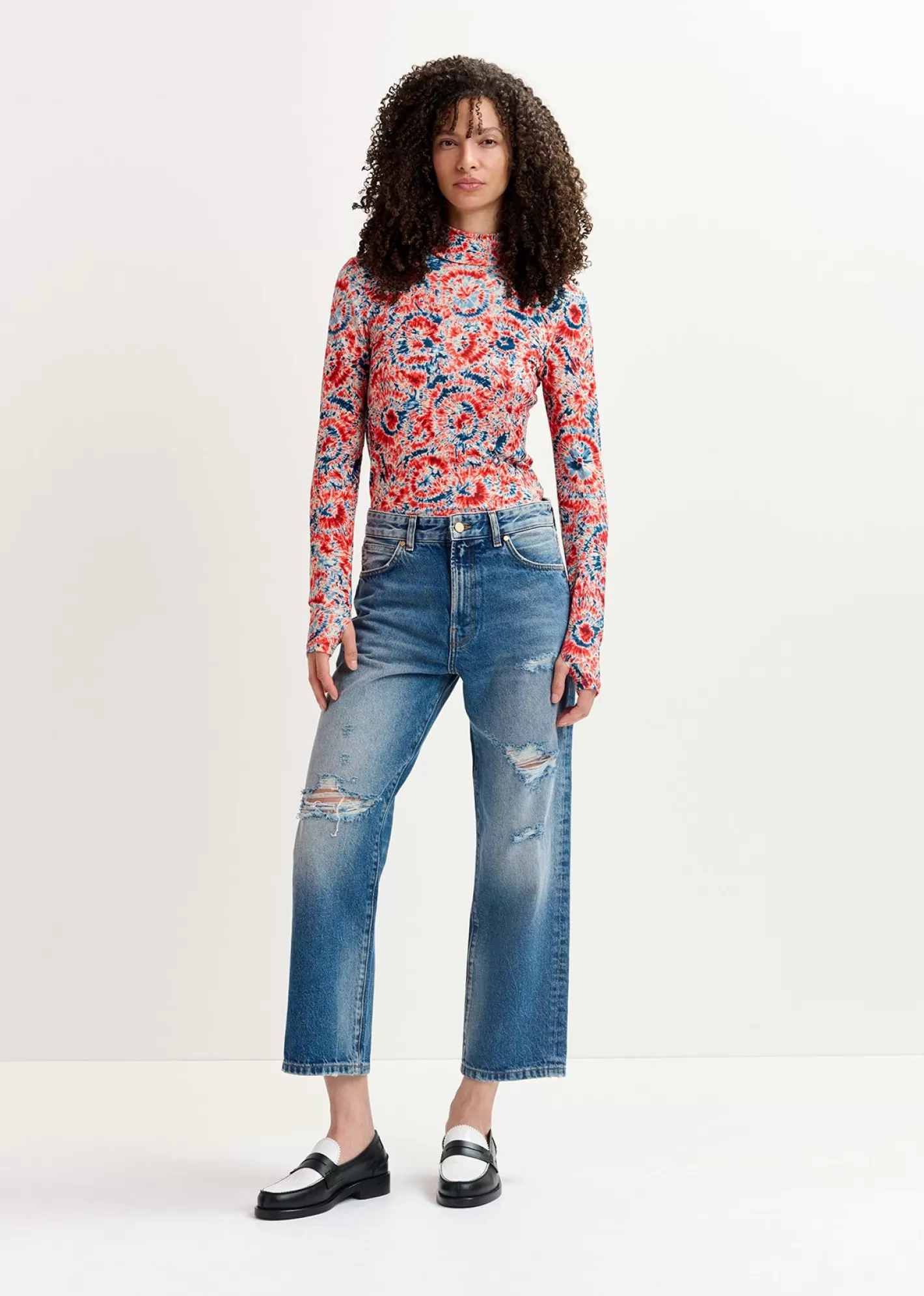 Online distressed boyfriend jeans Fall 2024 Collection | Denim