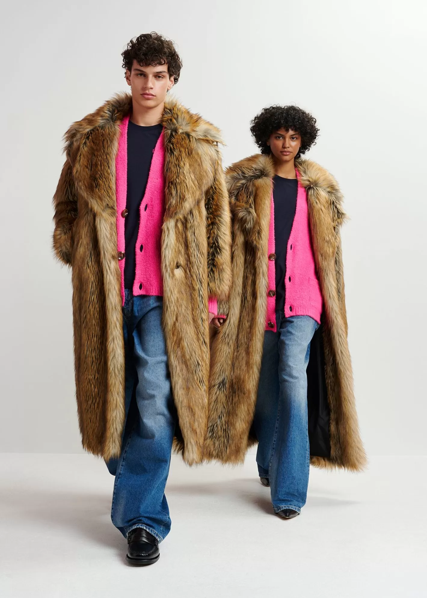 Online oversized faux fur coat FLUID Collection | Fall 2024 Collection