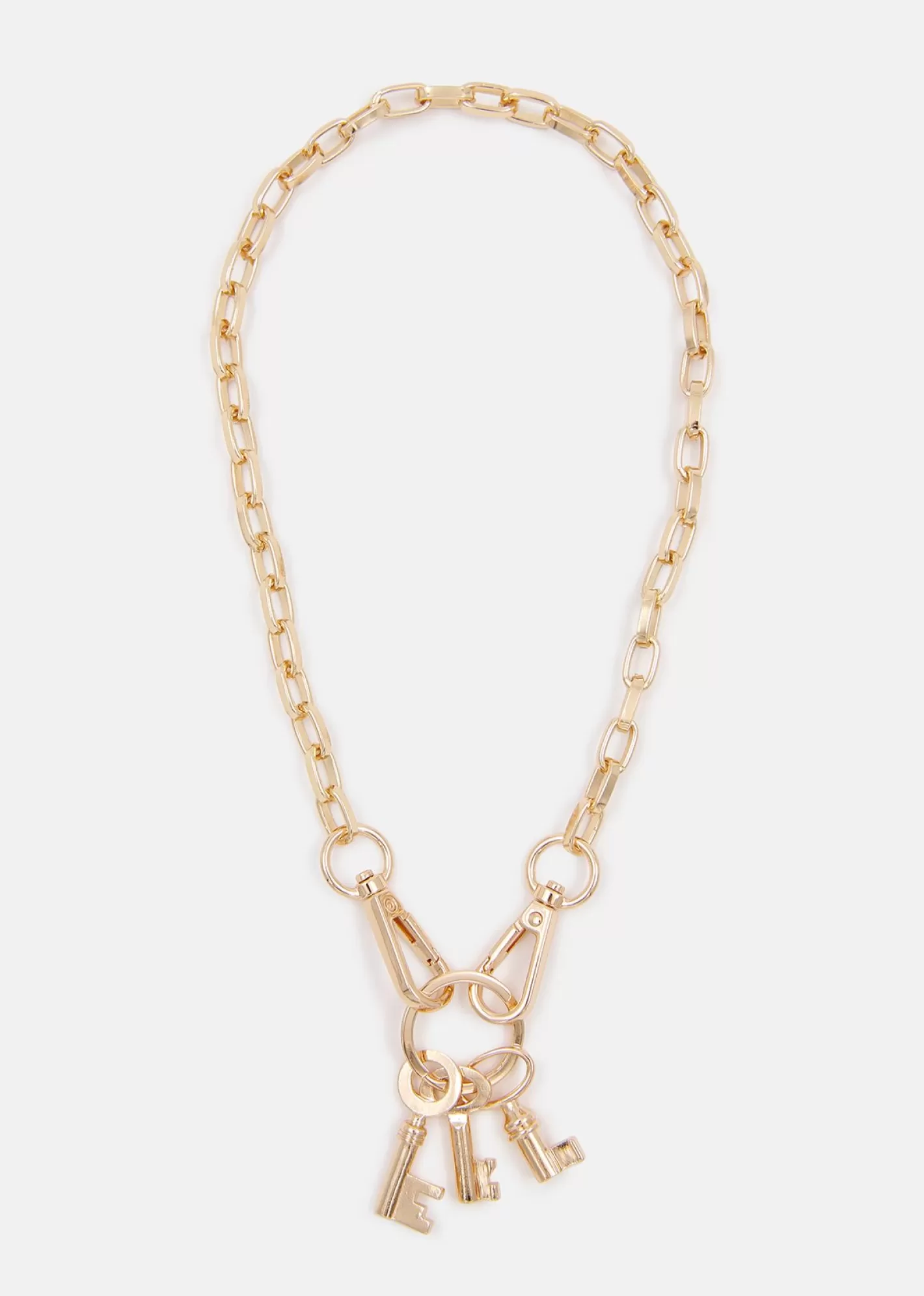 Shop -tone chain necklace with key pendants Fall 2024 Collection | Jewelry