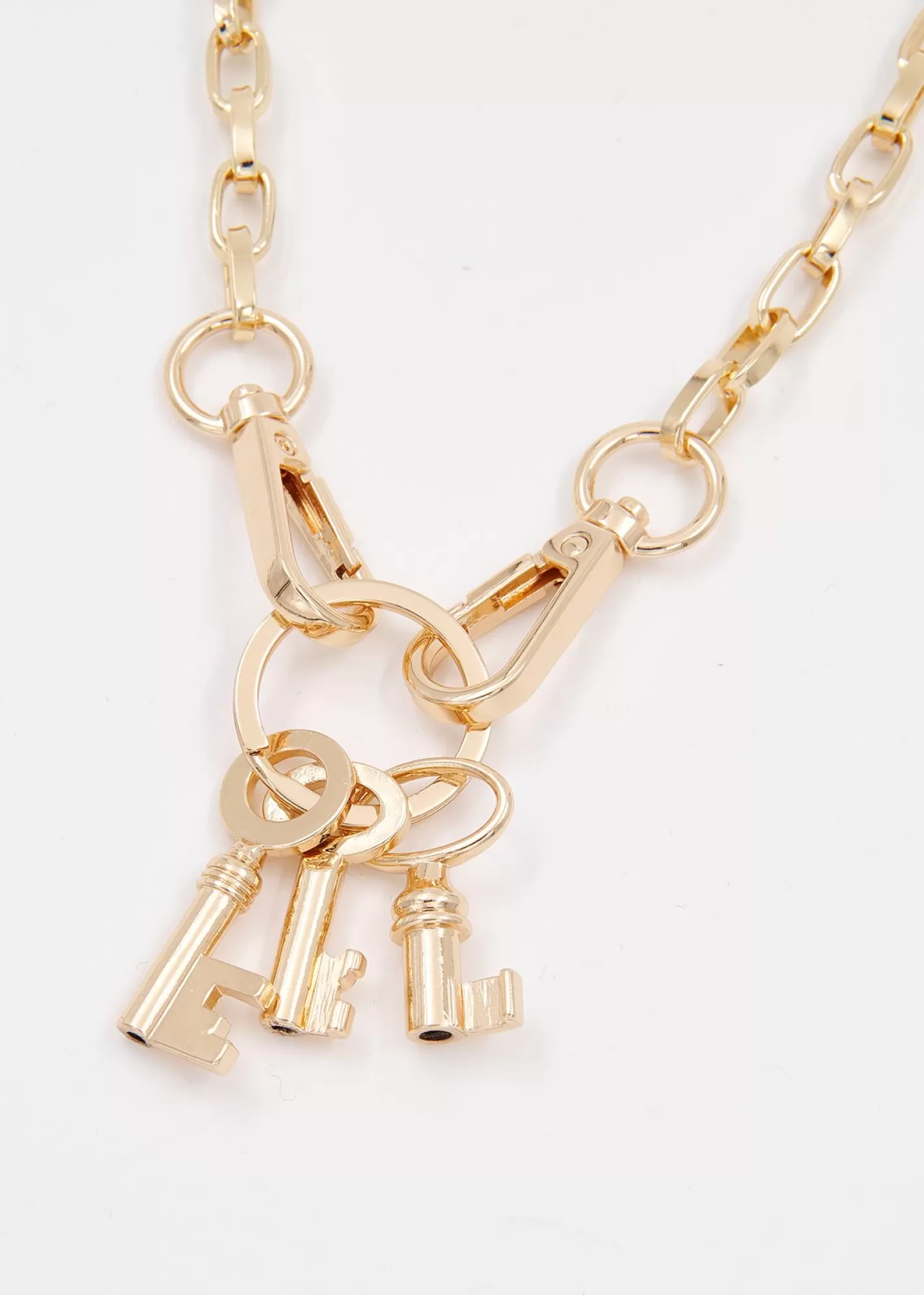 Shop -tone chain necklace with key pendants Fall 2024 Collection | Jewelry