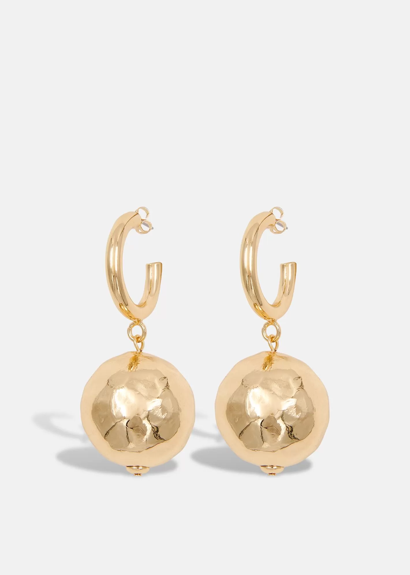 Flash Sale -tone hoop and sphere earrings Fall 2024 Collection | Partywear