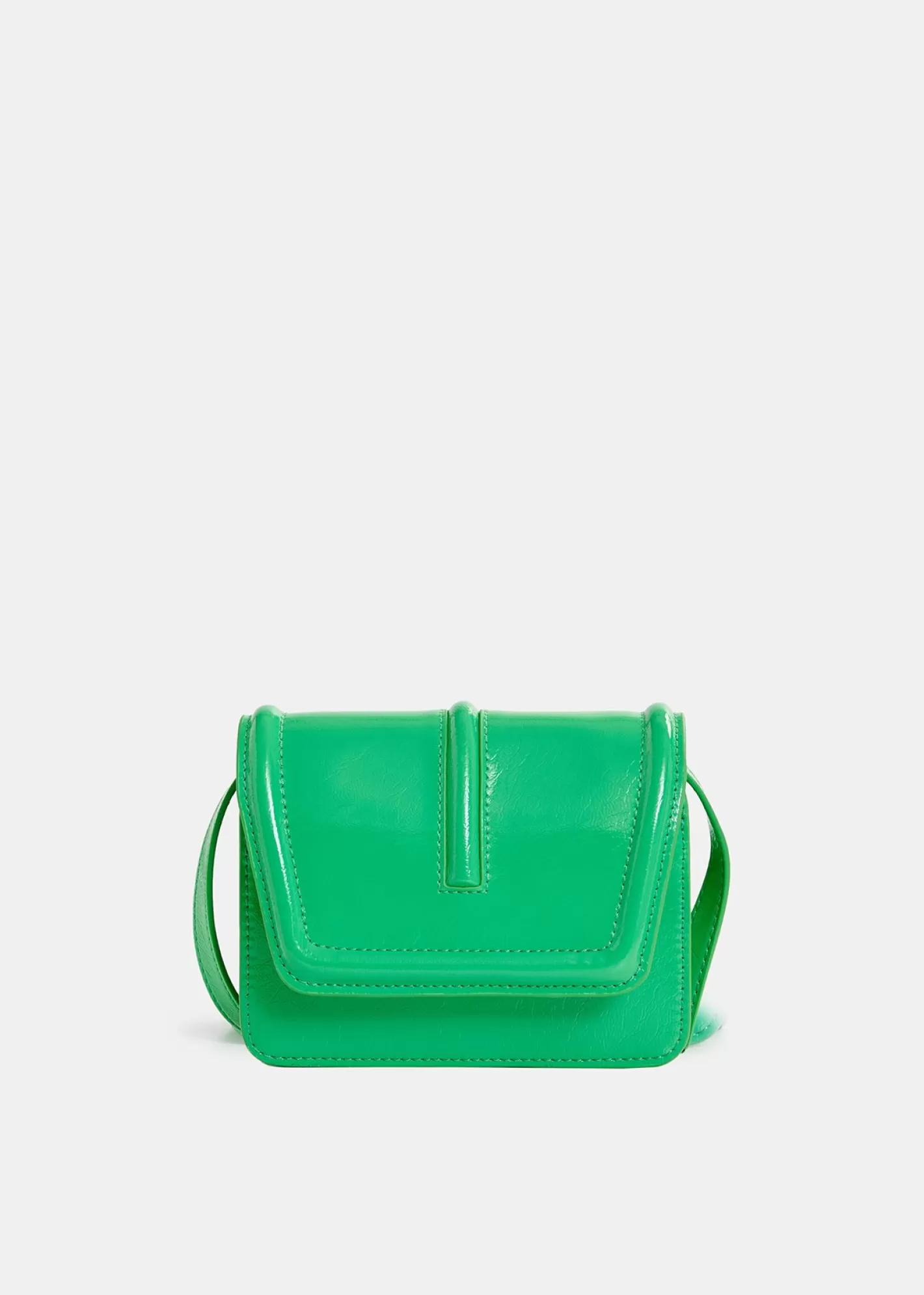 Discount faux patent-leather shoulder bag Bags | Fall 2024 Collection