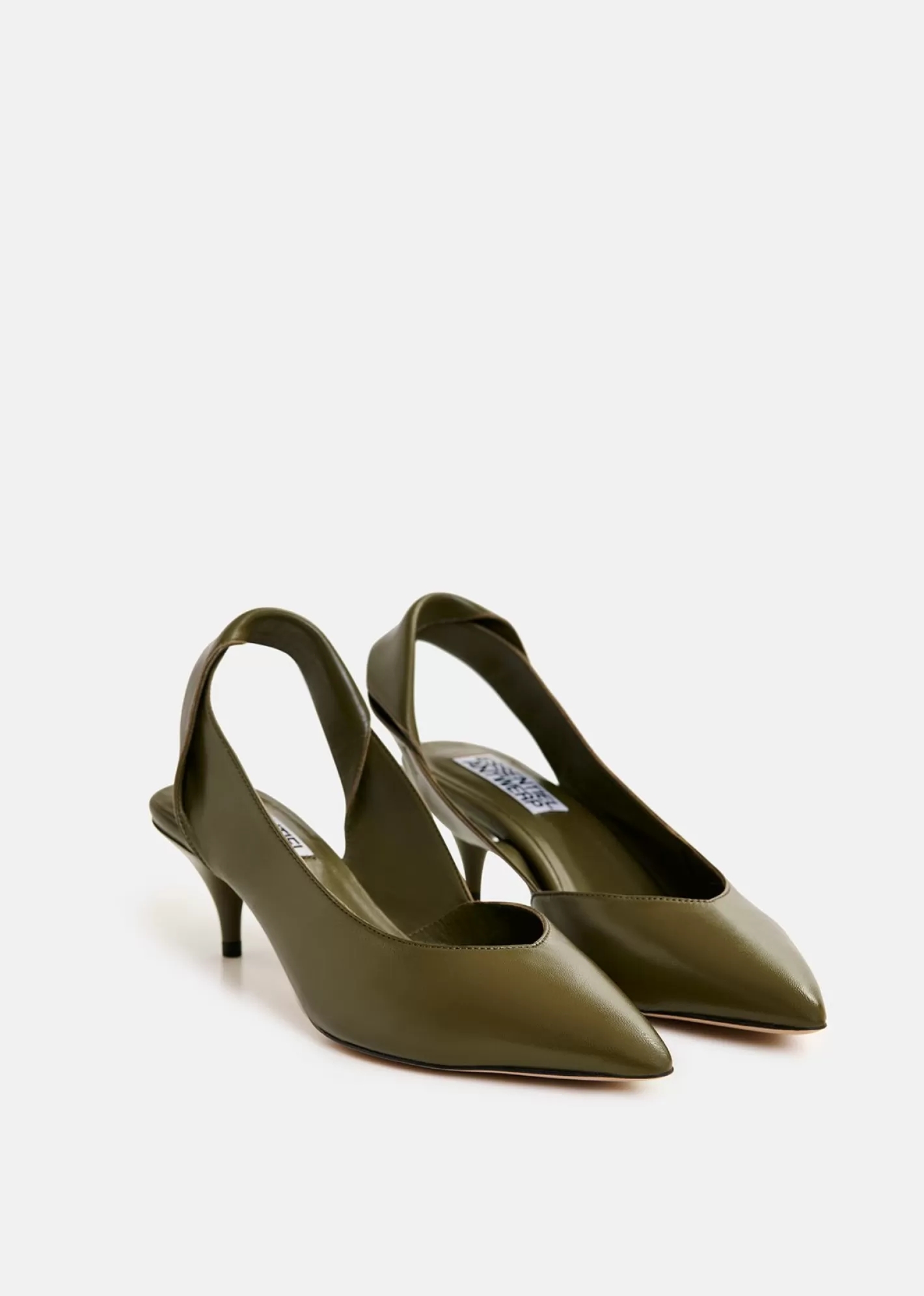 Shop leather slingback pumps Fall 2024 Collection | Partywear