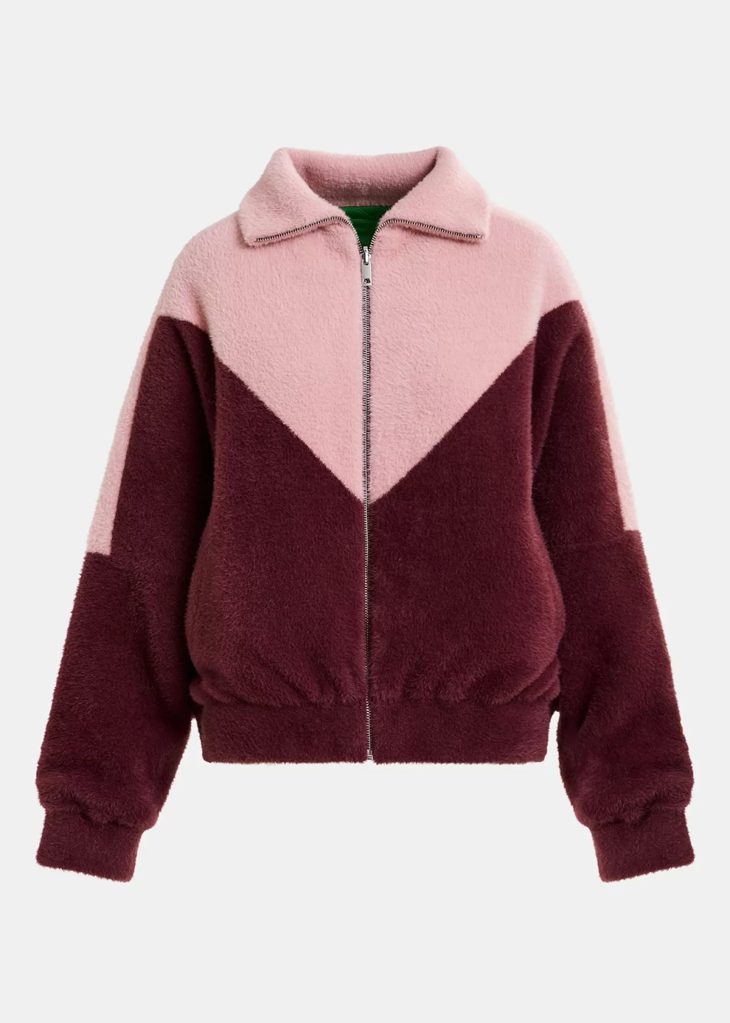 Cheap Light pink and burgundy reversible bomber jacket Fall 2024 Collection | Coats & Jackets