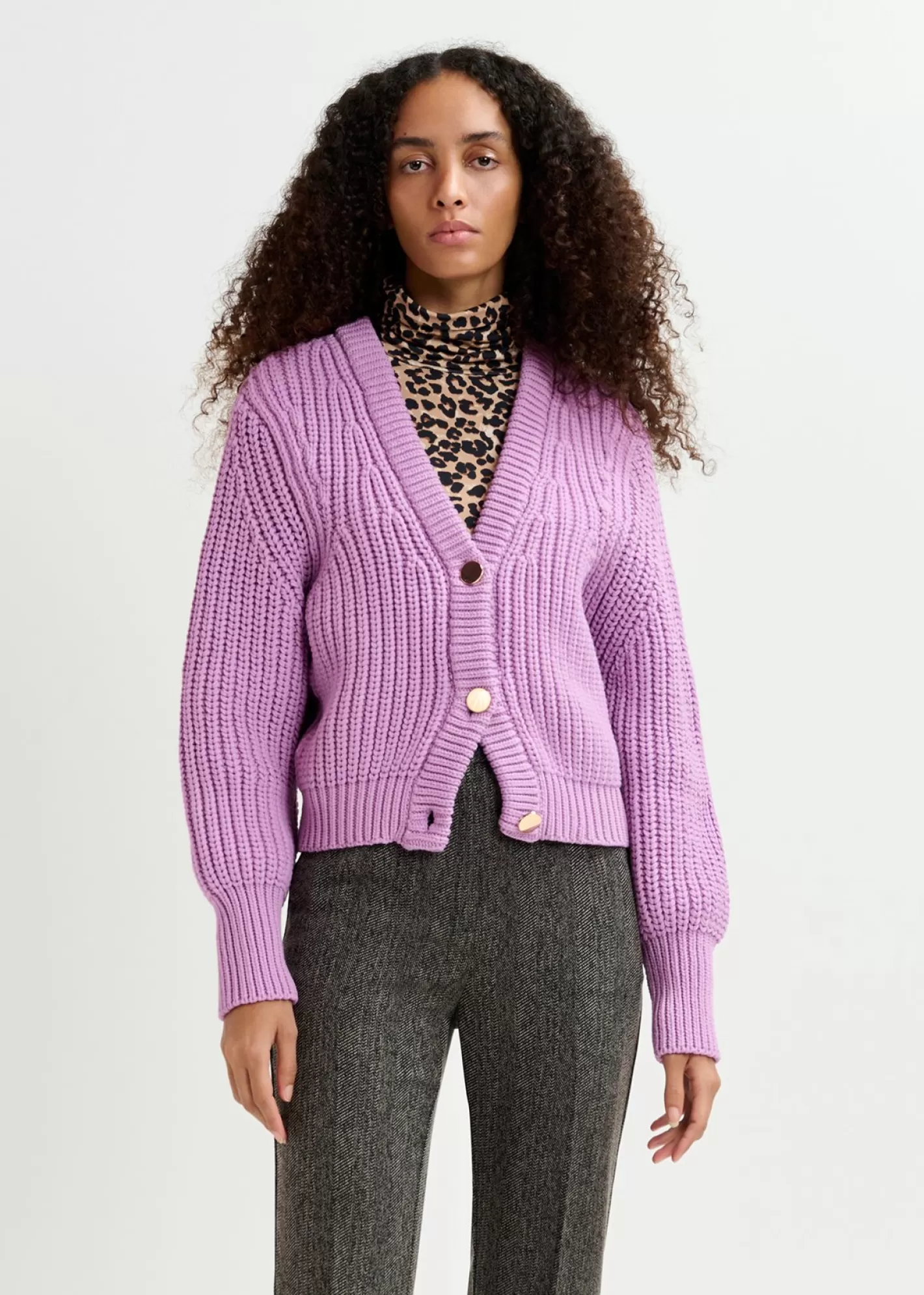 Best Sale chunky rib-knitted cardigan Fall 2024 Collection | Sweaters & Cardigans