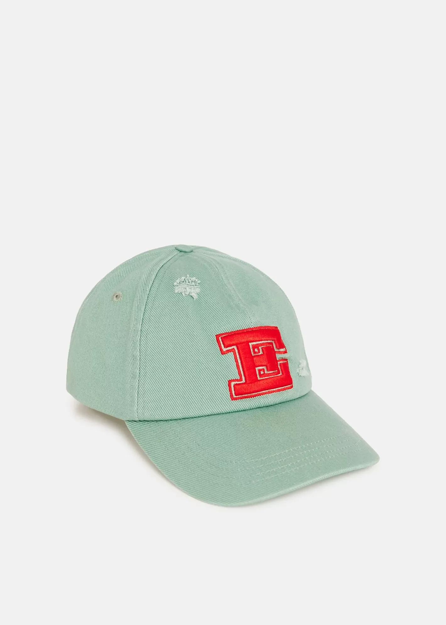 Sale Mint green embroidered baseball cap Fall 2024 Collection | Hats