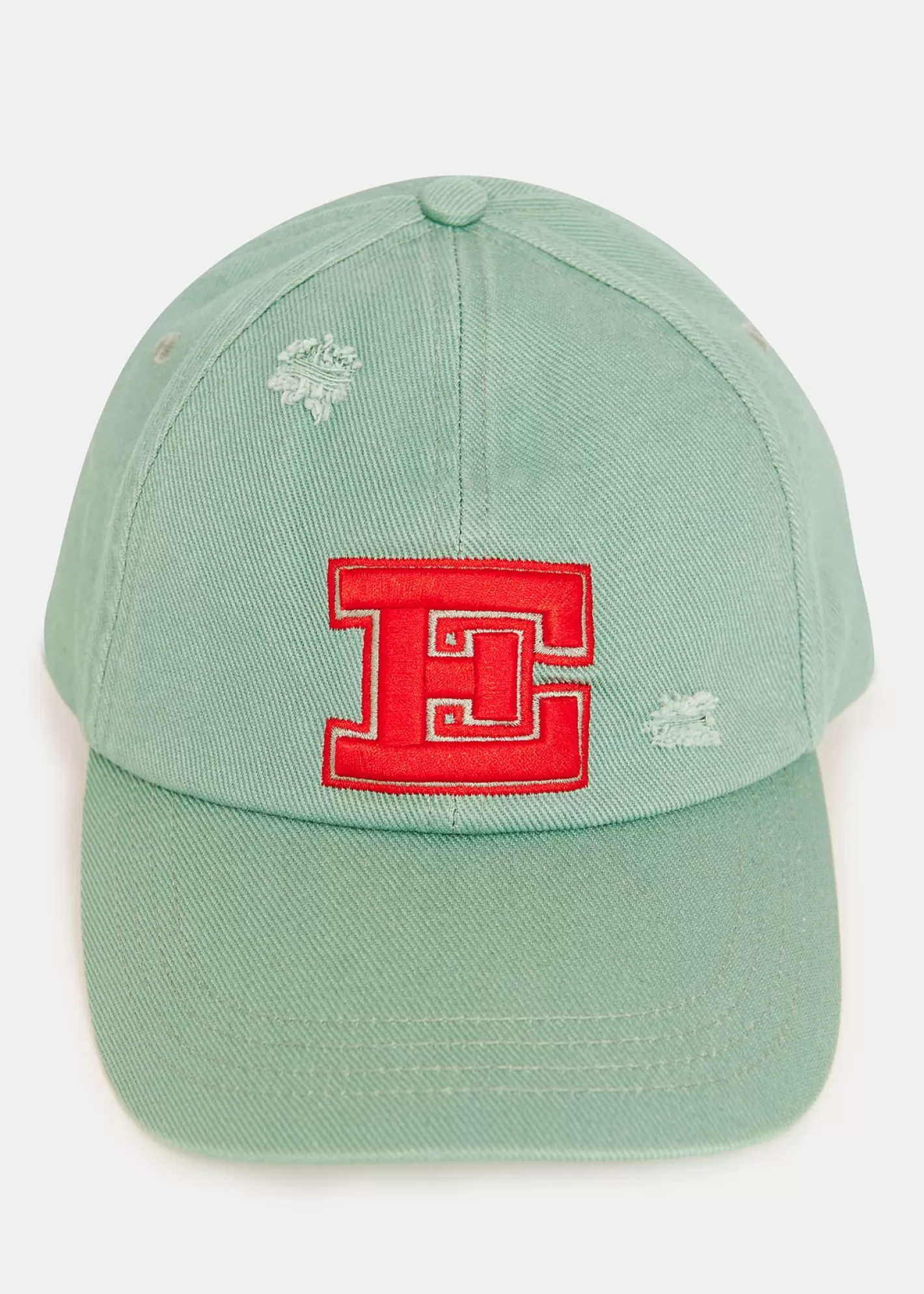 Sale Mint green embroidered baseball cap Fall 2024 Collection | Hats