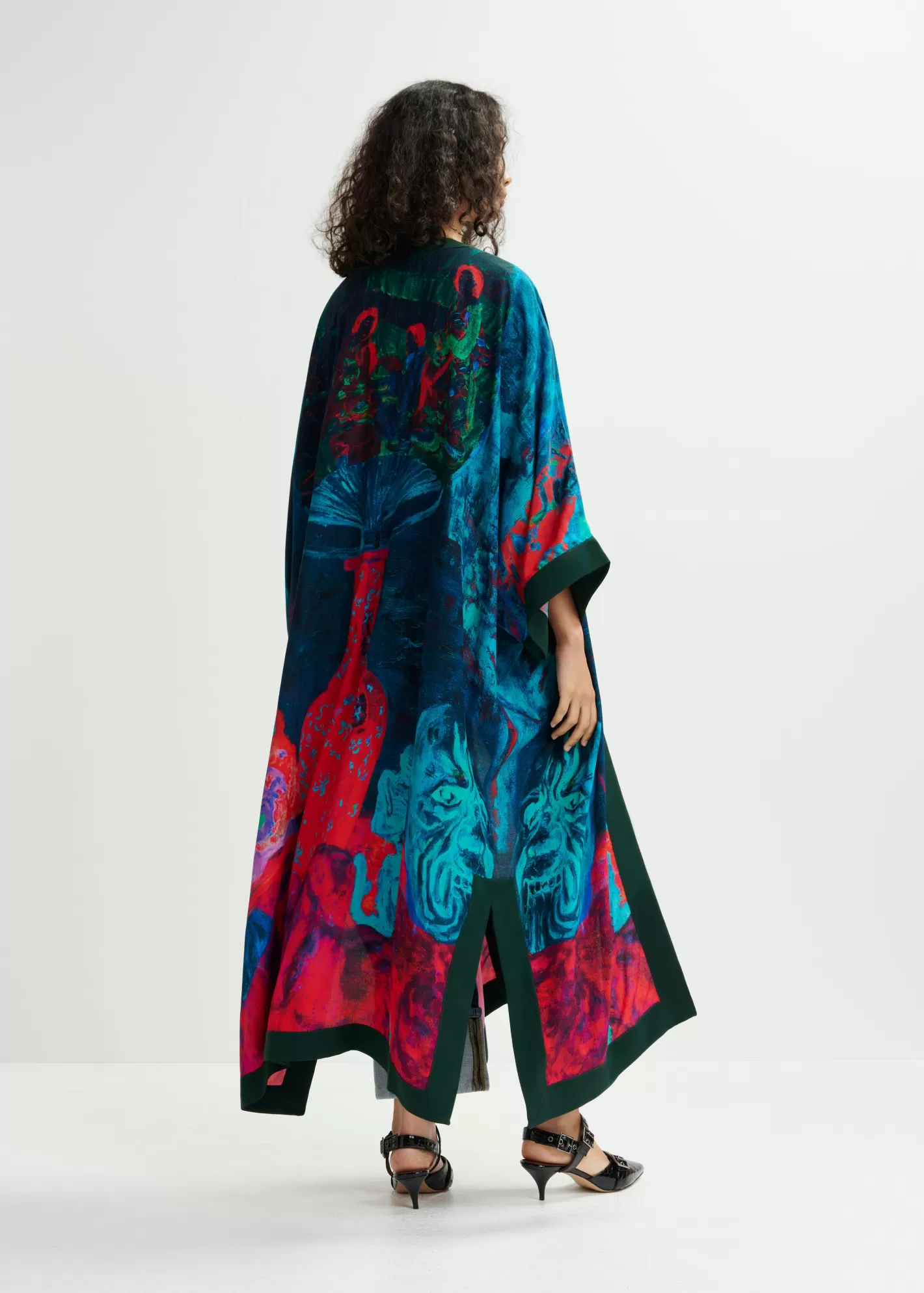 Store Multicolor kimono 'Still life with Chinoiseries' - collaboration with KMSKA KMSKA X Essentiel Antwerp | Coats & Jackets
