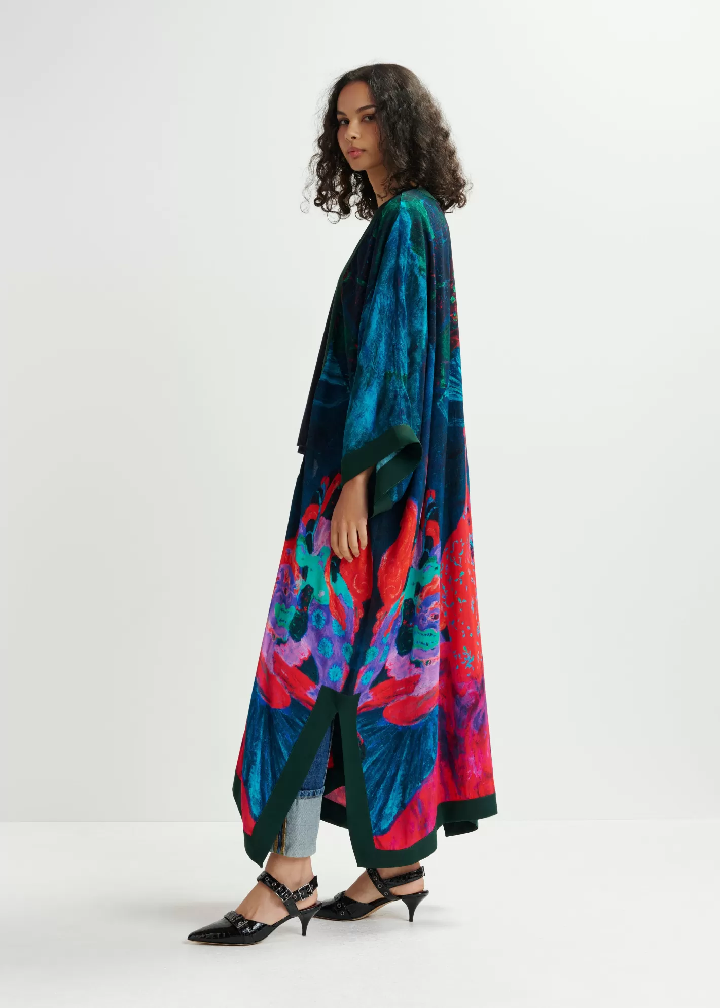 Store Multicolor kimono 'Still life with Chinoiseries' - collaboration with KMSKA KMSKA X Essentiel Antwerp | Coats & Jackets