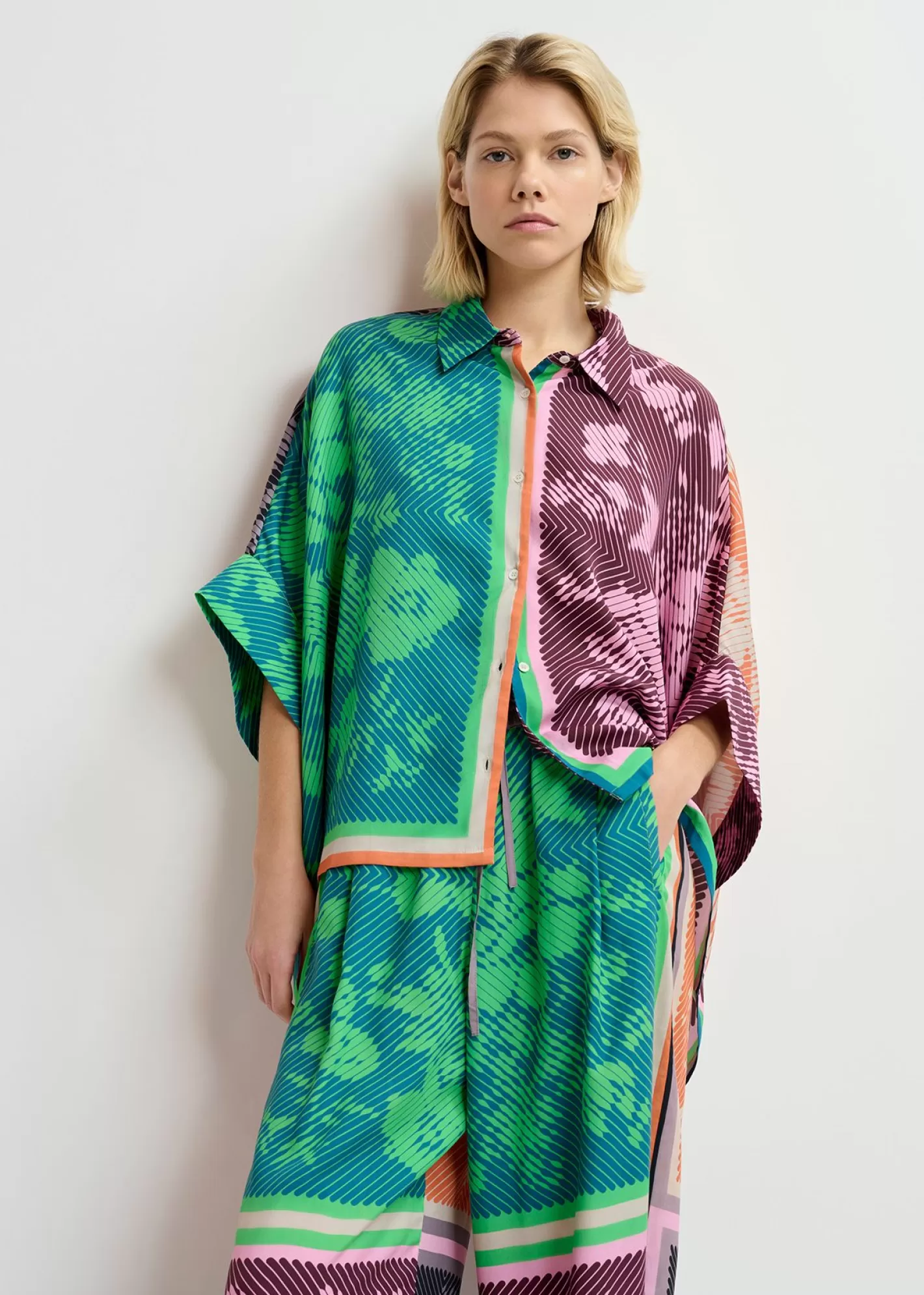 Best Sale Multicolor printed oversized shirt Fall 2024 Collection | Prints