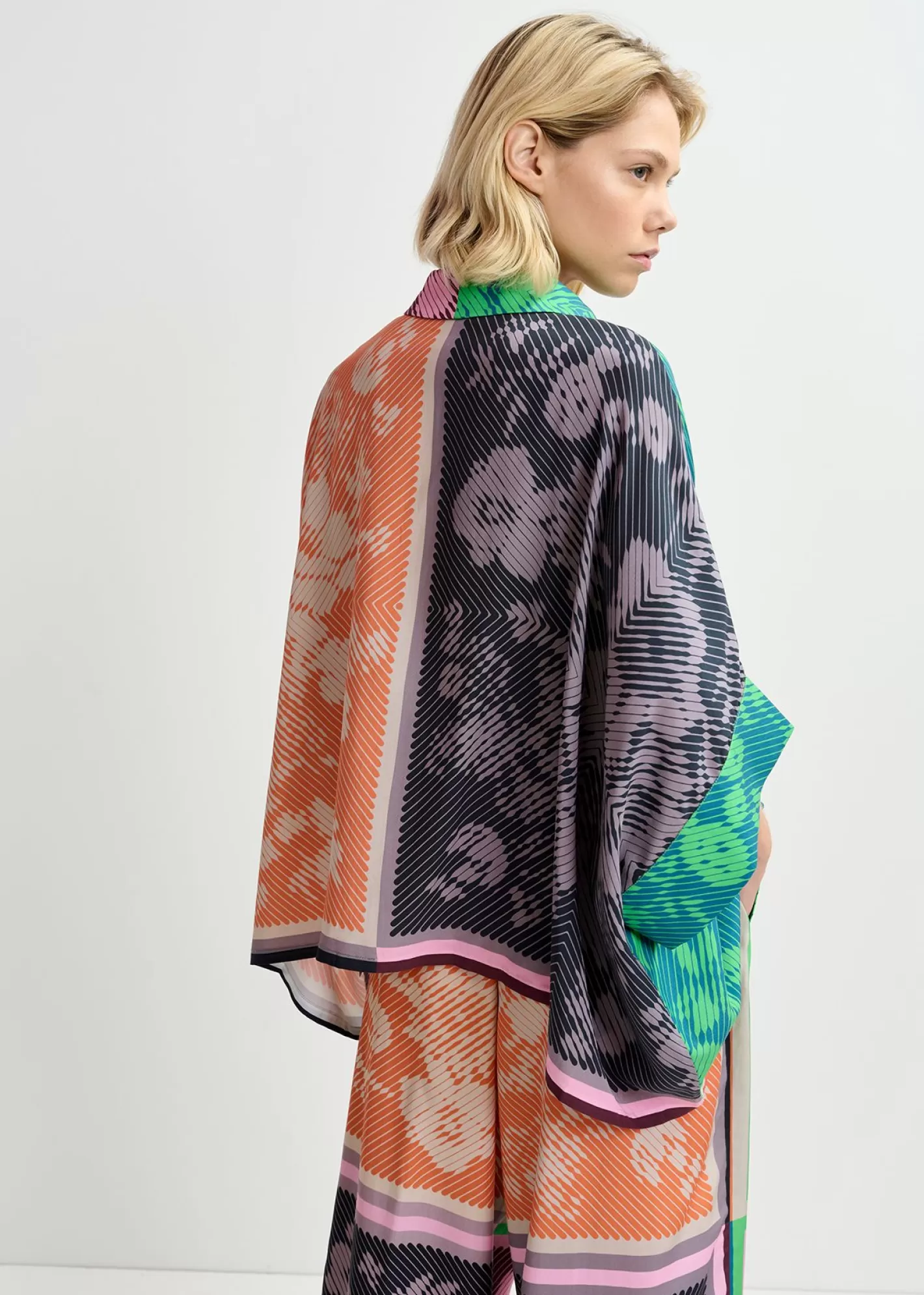 Best Sale Multicolor printed oversized shirt Fall 2024 Collection | Prints