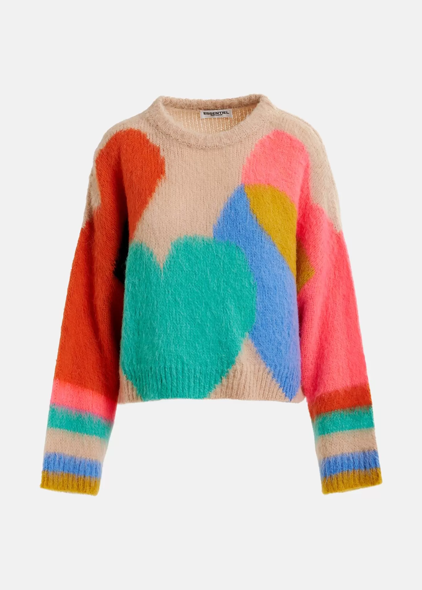 Clearance Multicolored intarsia-knitted sweater Sweaters & Cardigans