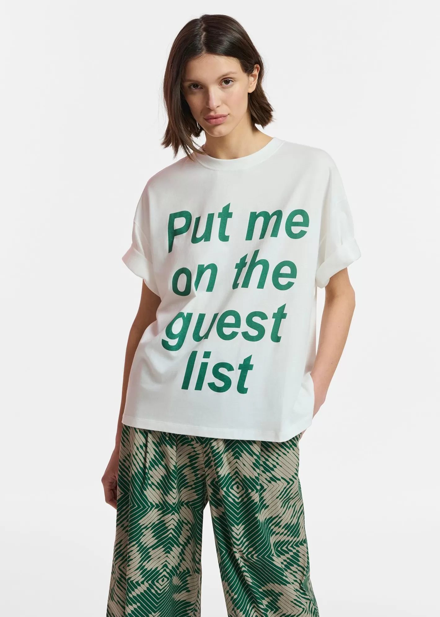 Best Sale Off-white T-shirt with text print Fall 2024 Collection | T-shirts