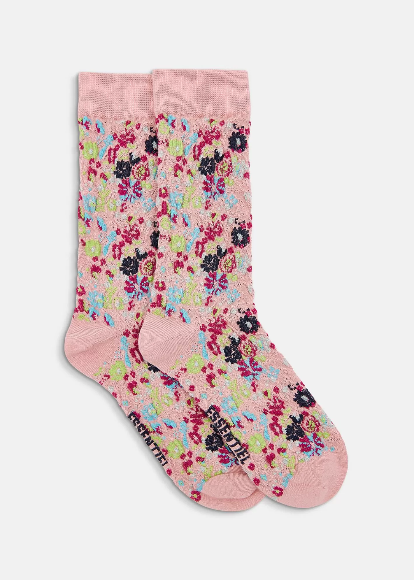 Discount Oudroze sokken in bloemenjacquard Socks | Fall 2024 Collection