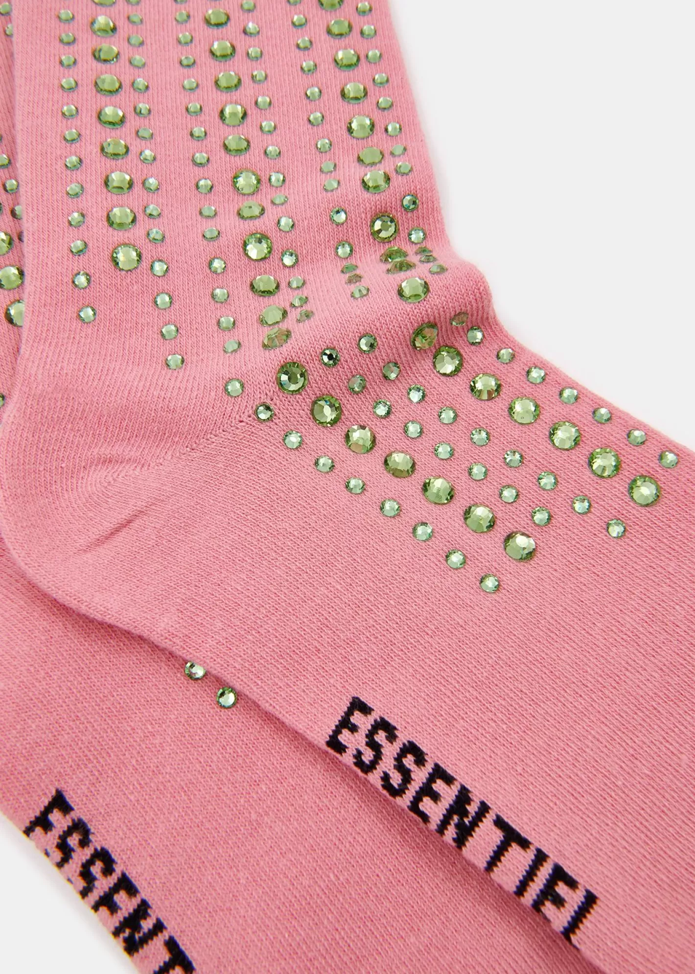 Hot Oudroze sokken met stras Socks | Fall 2024 Collection