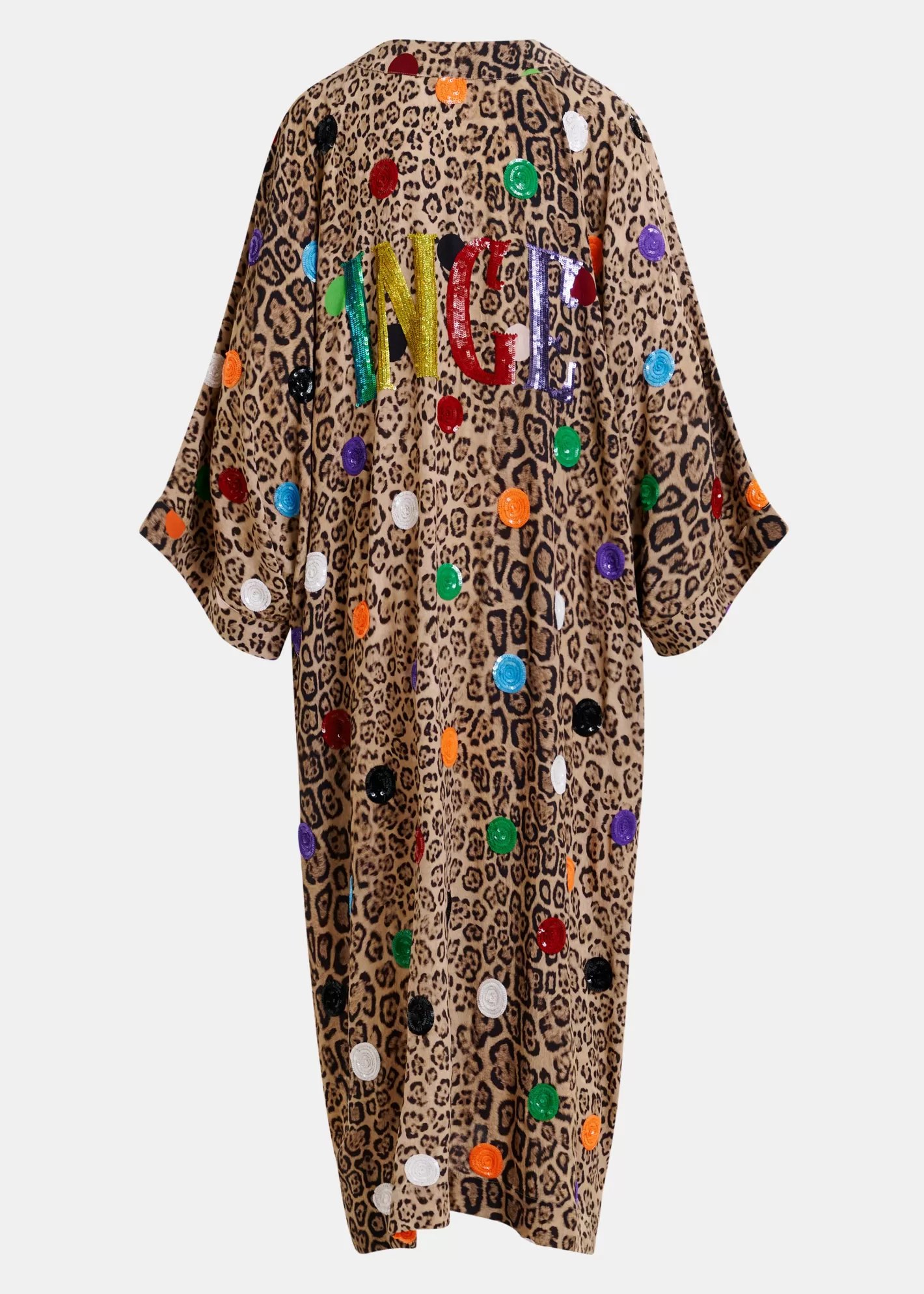 Flash Sale Personalizable sequin-embellished kimono - online exclusive Prints | Coats & Jackets