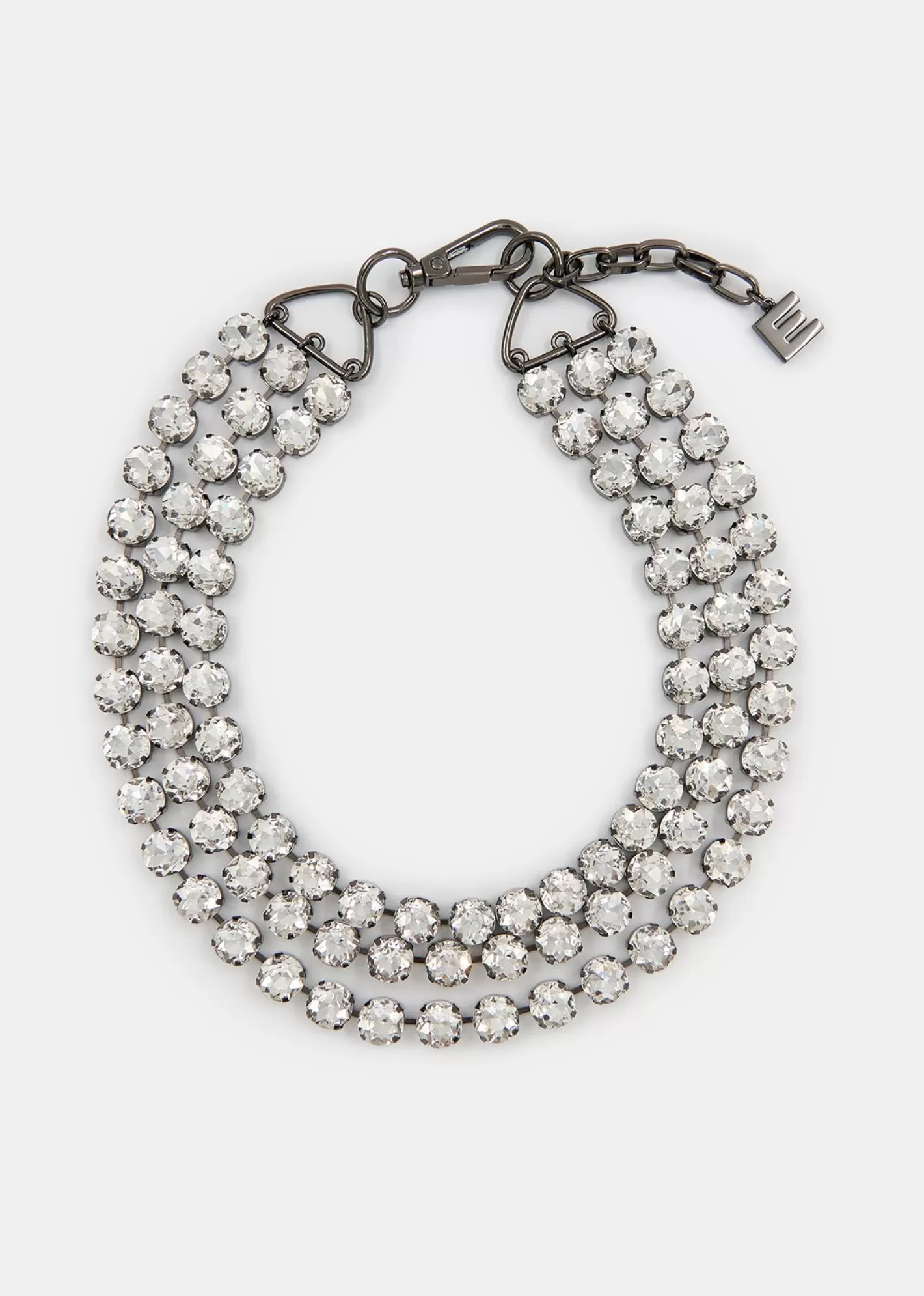 Clearance -tone layered rhinestone necklace Fall 2024 Collection | Partywear