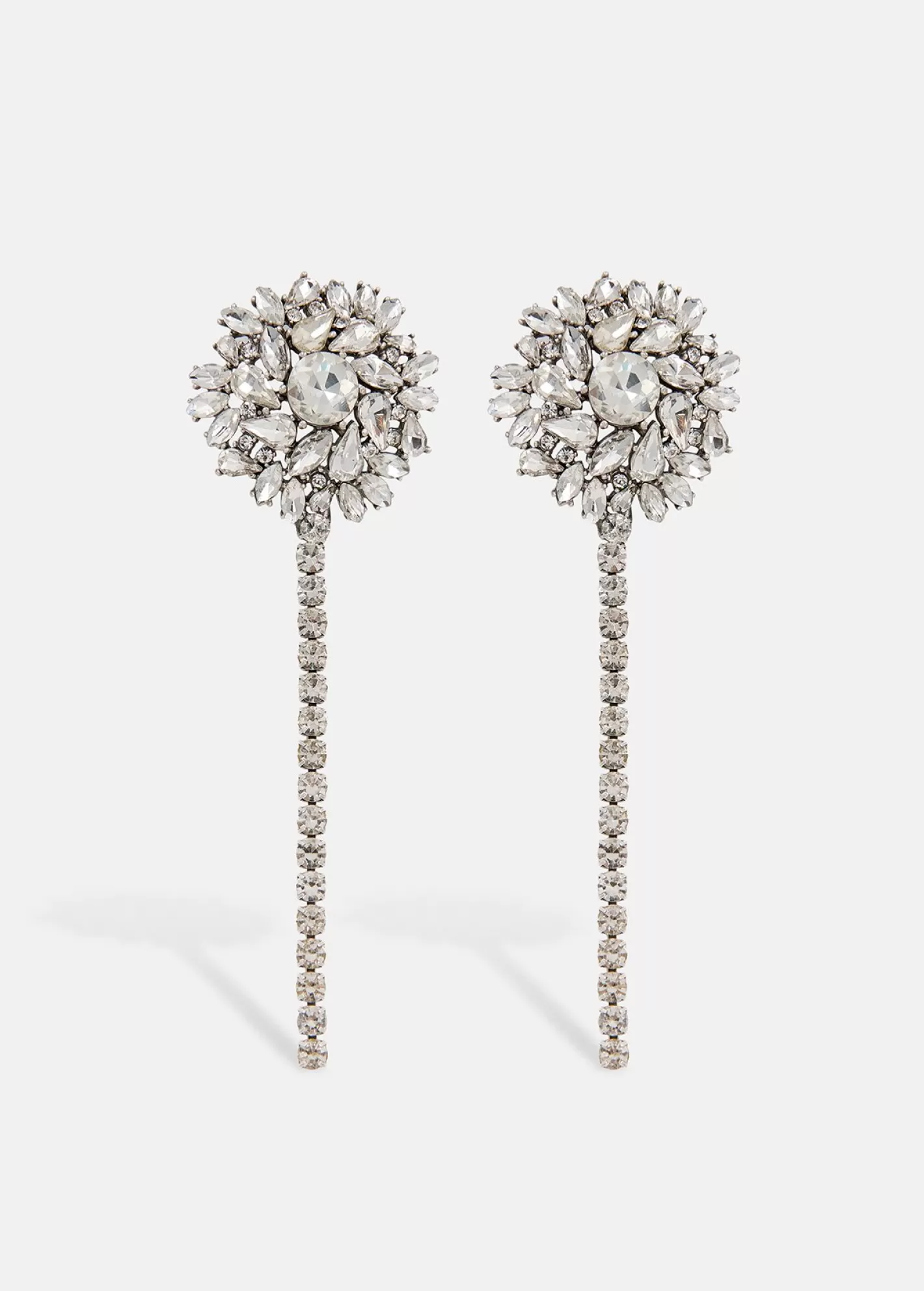 Flash Sale -tone long rhinestone earrings Fall 2024 Collection | Jewelry