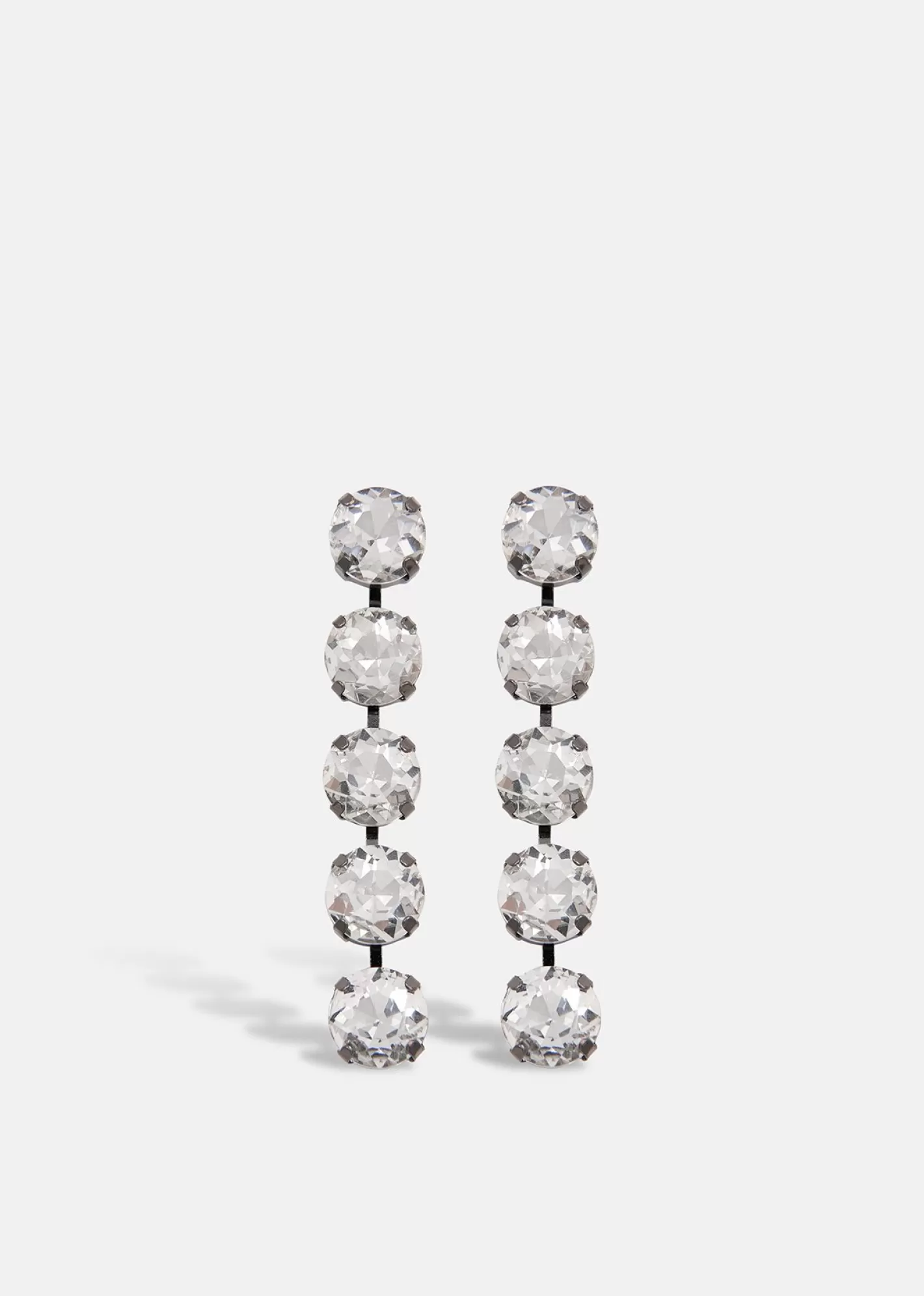 Hot -tone rhinestone earrings Fall 2024 Collection | Partywear