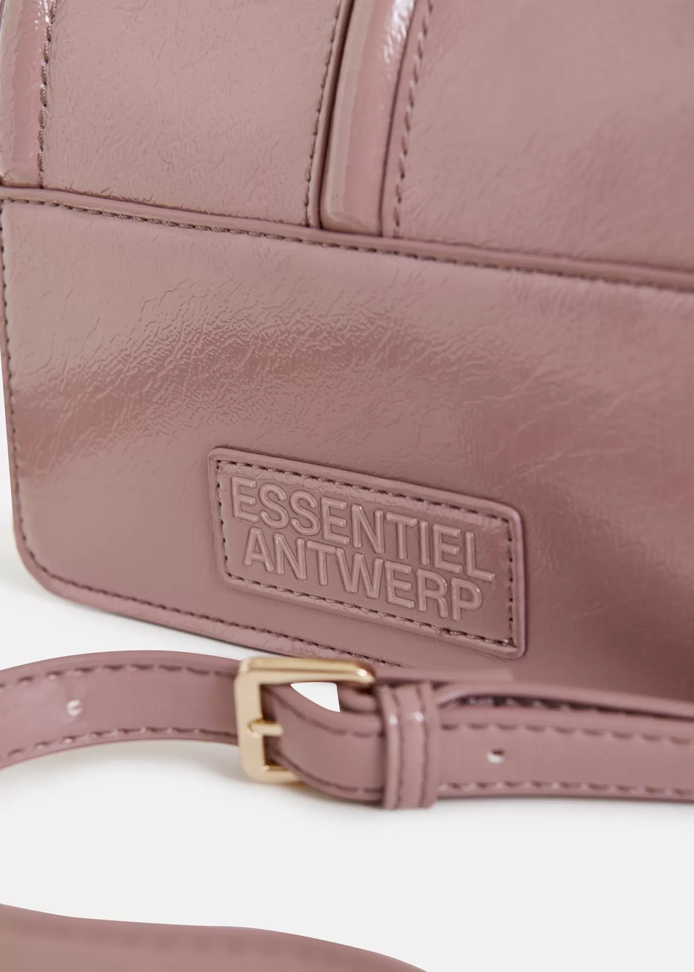 Outlet Vintage pink faux patent-leather shoulder bag Fall 2024 Collection | Bags