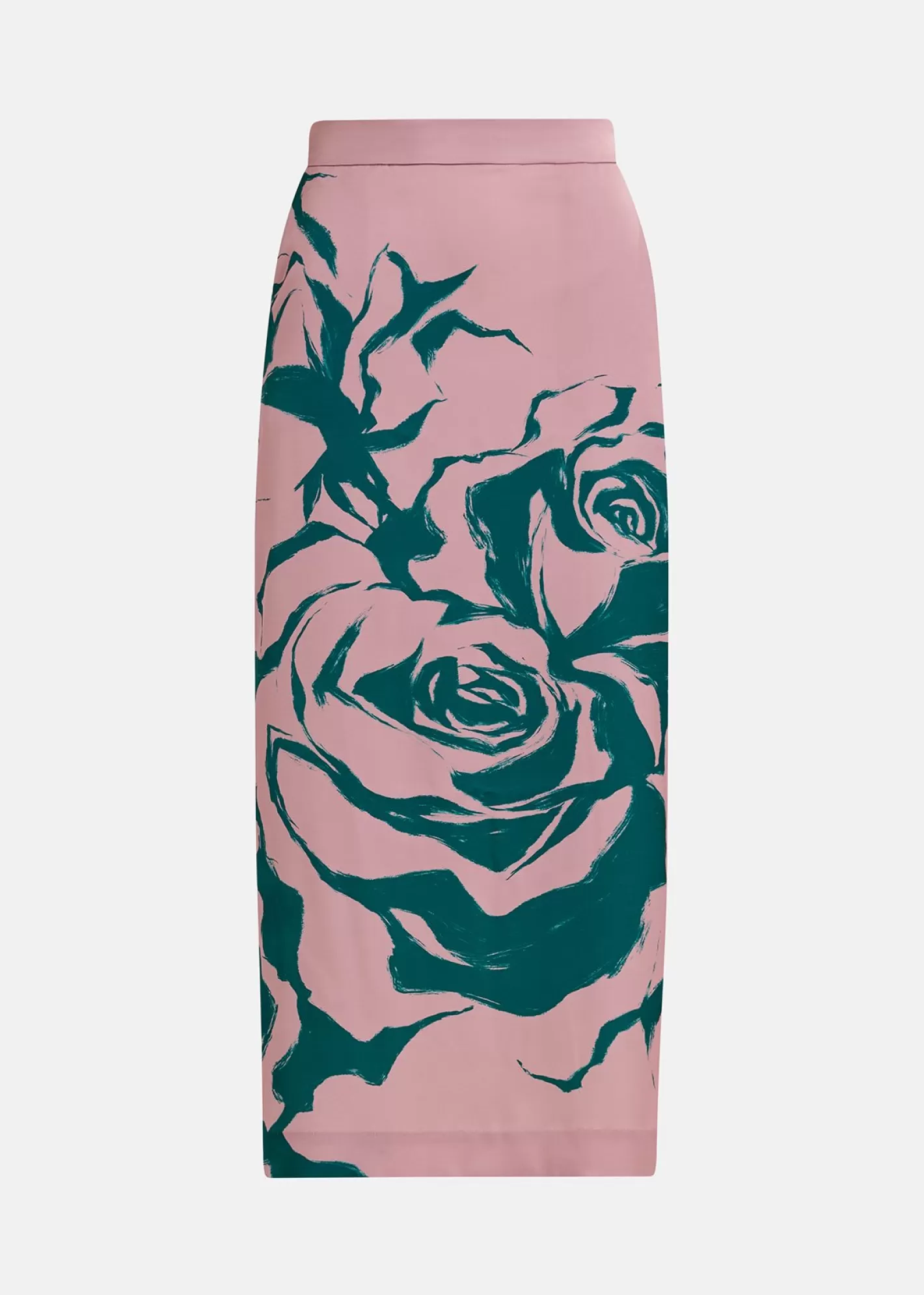 Sale Vintage pink maxi-length skirt with floral print Fall 2024 Collection | Prints