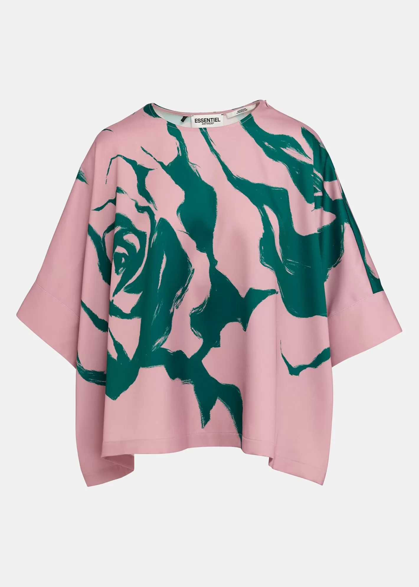 Store Vintage pink oversized top with floral print Fall 2024 Collection | Prints